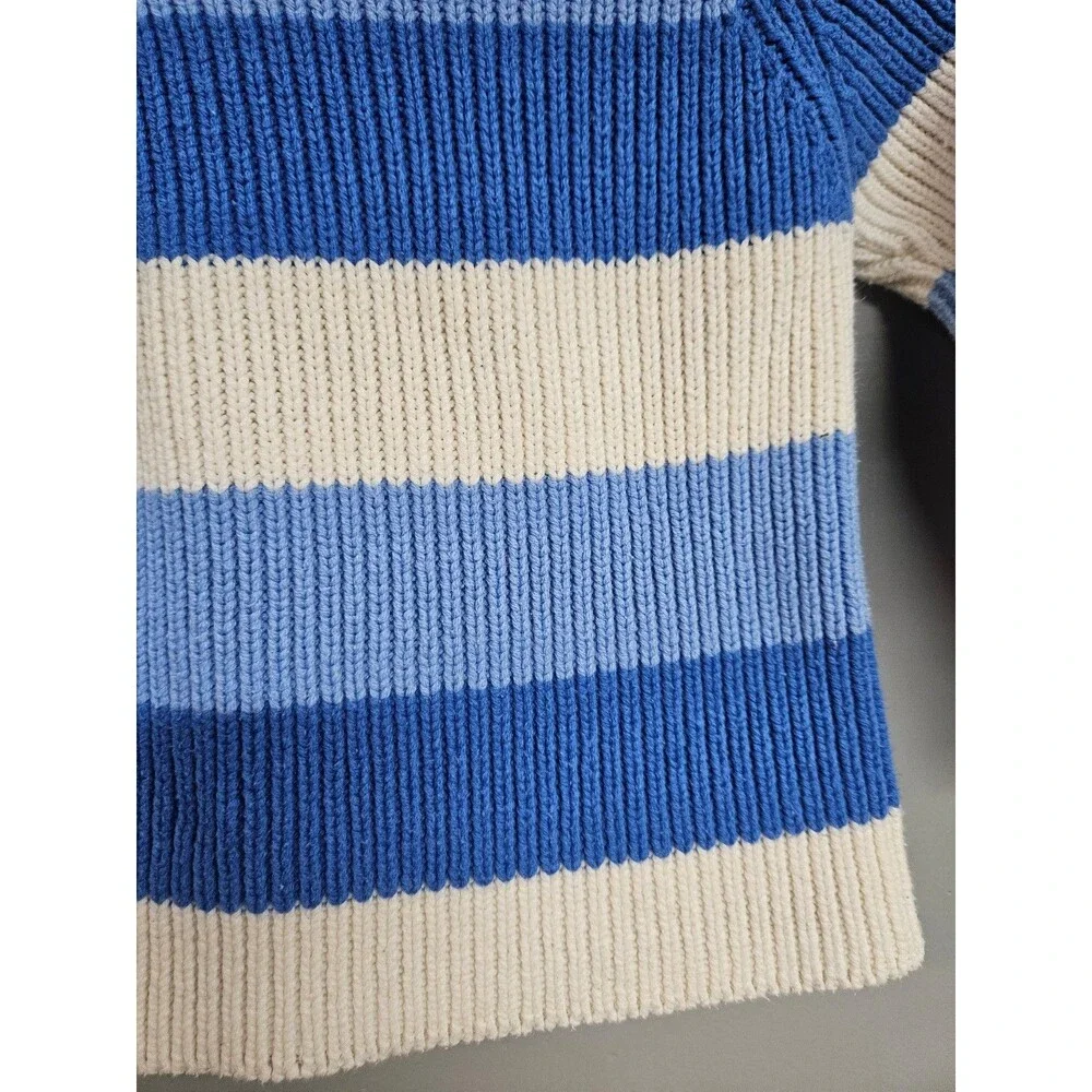 The Children's Place Blue Striped Sweater 6-9 month